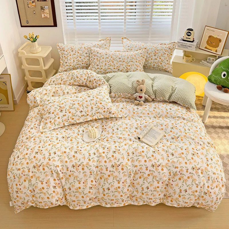 Afralia™ Cute Pattern Duvet Cover | Super Soft Comforter Cover for Single/Double Bed