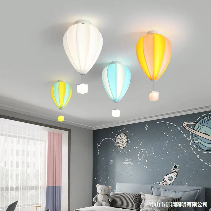 Afralia™ Hot Air Balloon Lamp: Dreamy Kids Room Decor