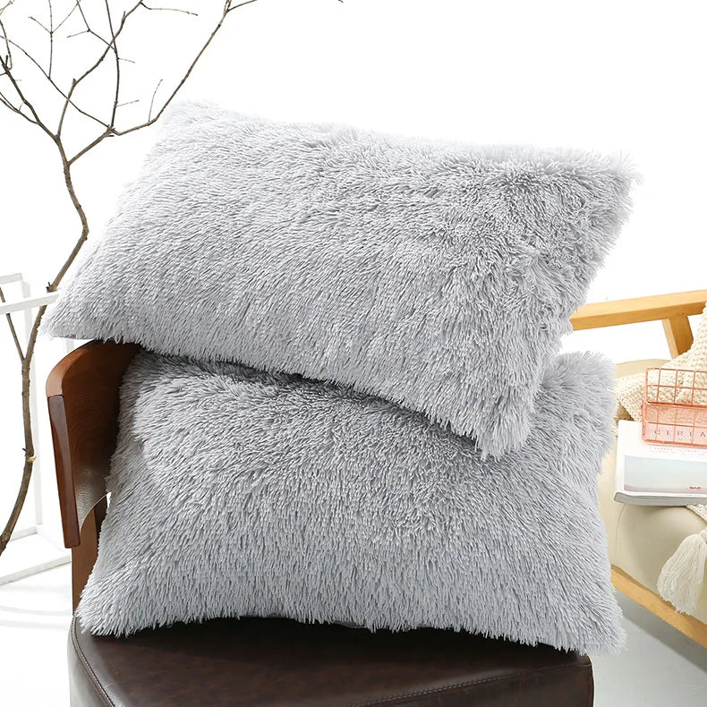 Afralia™ Plush Velvet Pillowcase – Ultra Soft Envelope Style Cover for Bedroom