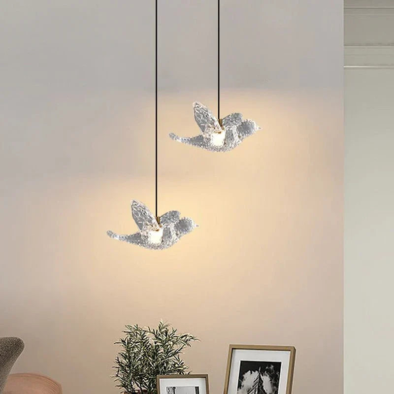 Afralia™ Modern Bird-Shaped Dining Pendant Lamp for Storefront and Living Room
