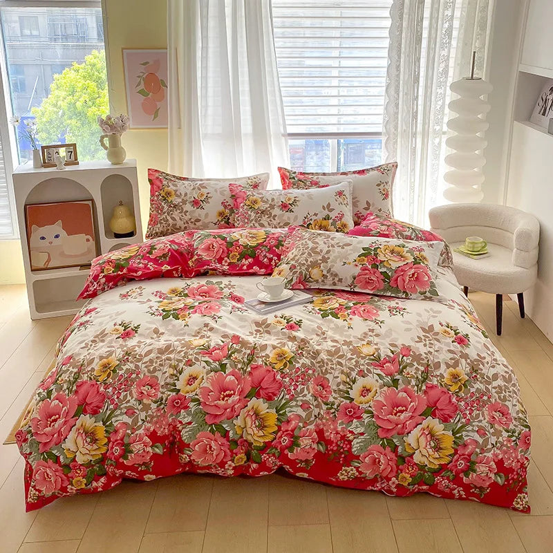 Afralia™ Leopard Print Soft Bedding Set Duvet Cover Kit - High Quality, Skin Friendly, Comfortable