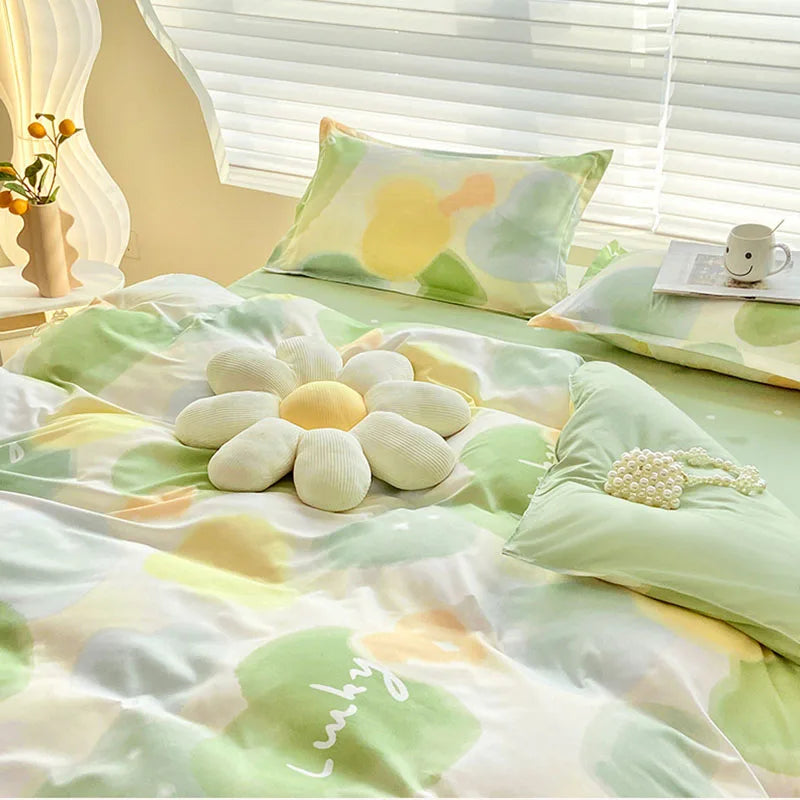 Afralia™ Cute Pattern Duvet Cover | Super Soft Comforter Cover for Single/Double Bed