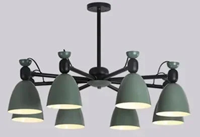 Afralia™ Macarone Wood Chandelier Pendant Lights for Modern Living Room & Bedroom Lighting