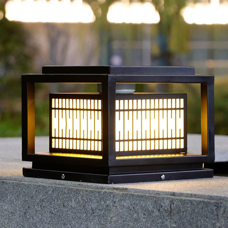 Afralia™ LED Garden Light: Modern Galvanized Street Lamp for Outdoor Landscapes