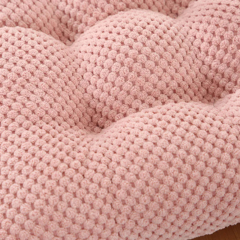 Afralia™ Nordic Solid Chair Cushion: Comfortable, Breathable, Non Slip - Home & Office Hip Support