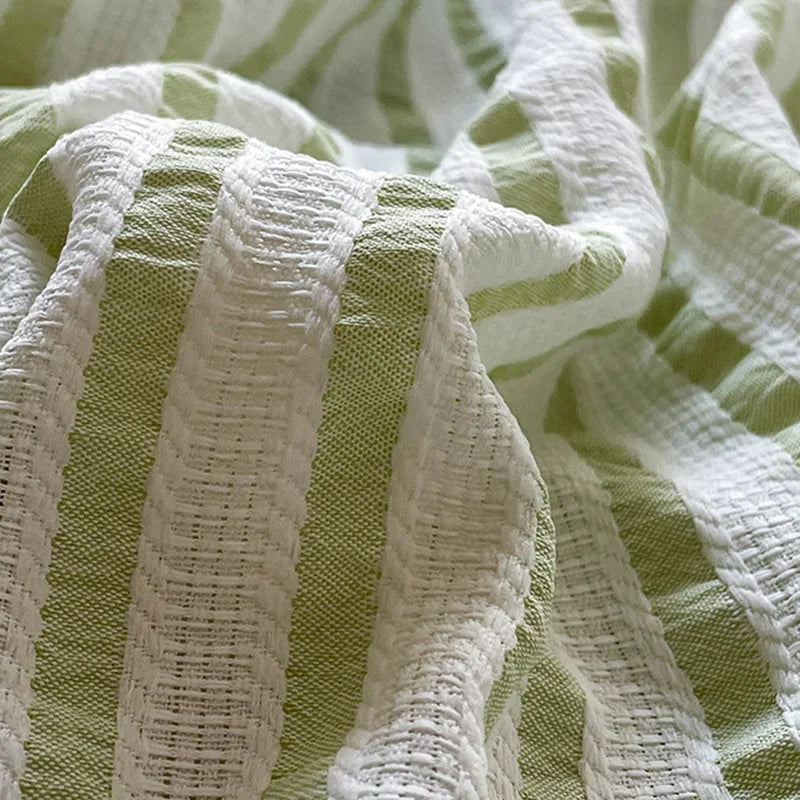 Afralia™ Pure Cotton Jacquard Comforter 4-Piece Bedding Set: Soft, Breathable, Skin-Friendly Quality