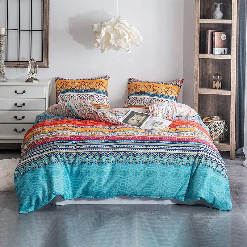 Afralia™ Boho Chic Bedding Set with Pillowcase