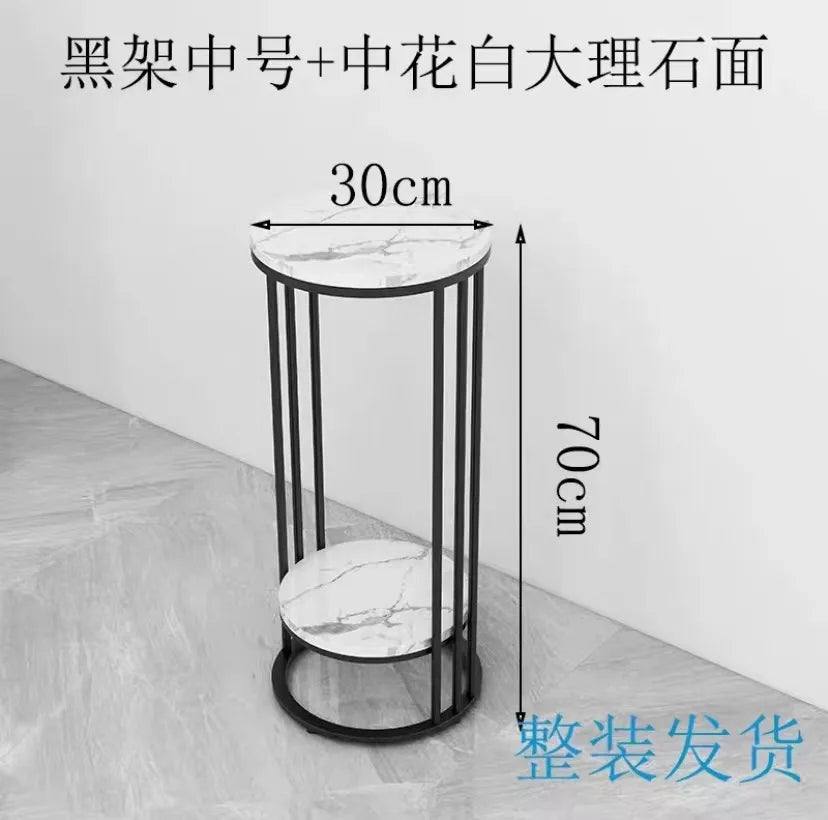 Afralia™ Metal Round Side Table: Minimalist Nordic Design for Living Room