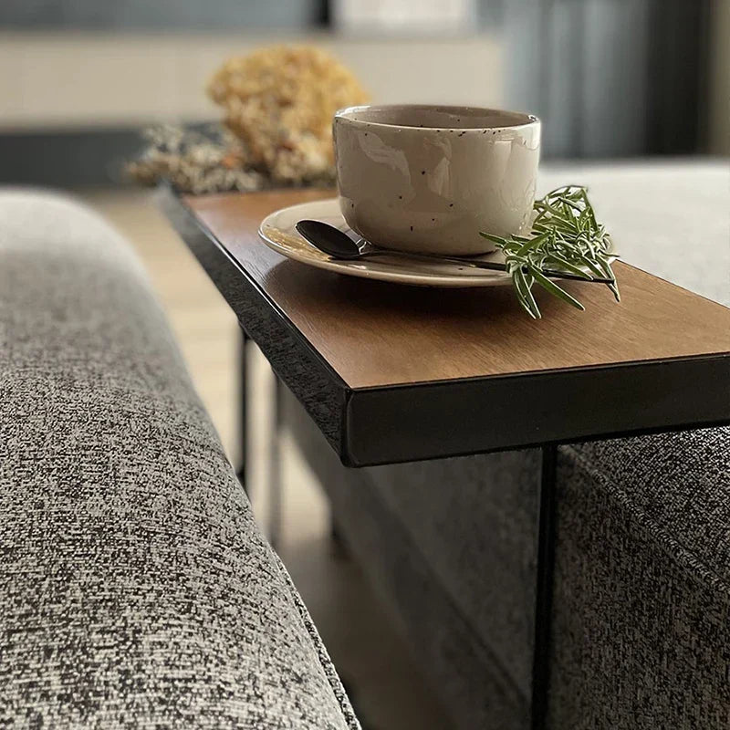 Afralia™ Minimalist Nordic Side Table with Magazine Storage Shelf