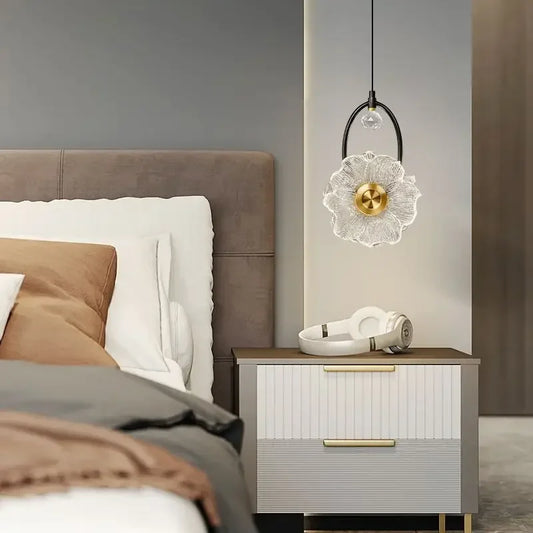 "Afralia™ LED Glass Wall Lamp: Modern Home Decoration for Bedroom Living Room Corridor"