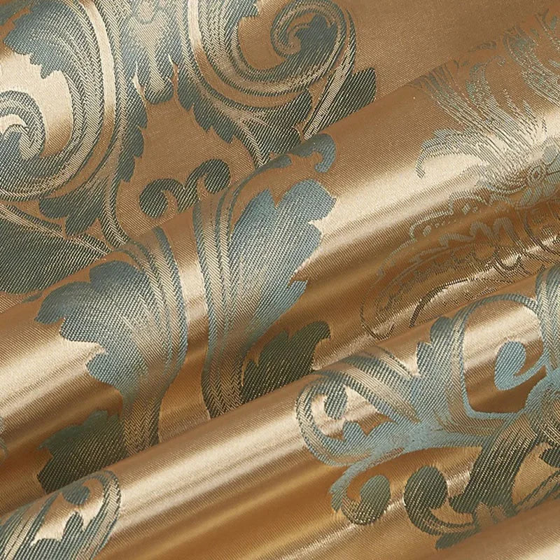 Afralia™ Satin Jacquard Bedding Set: Fitted Sheet, Duvet Cover, 2 Pillowcases - Queen King