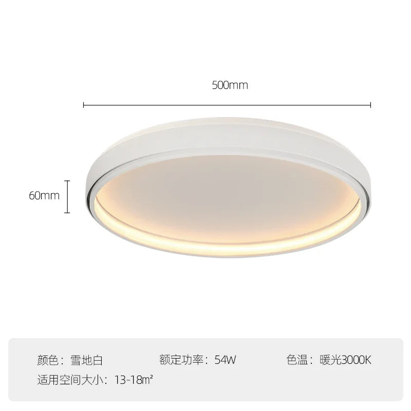 Afralia™ Silicone Lampshades LED Ceiling Lights 54W for Living Bedroom Dining Room