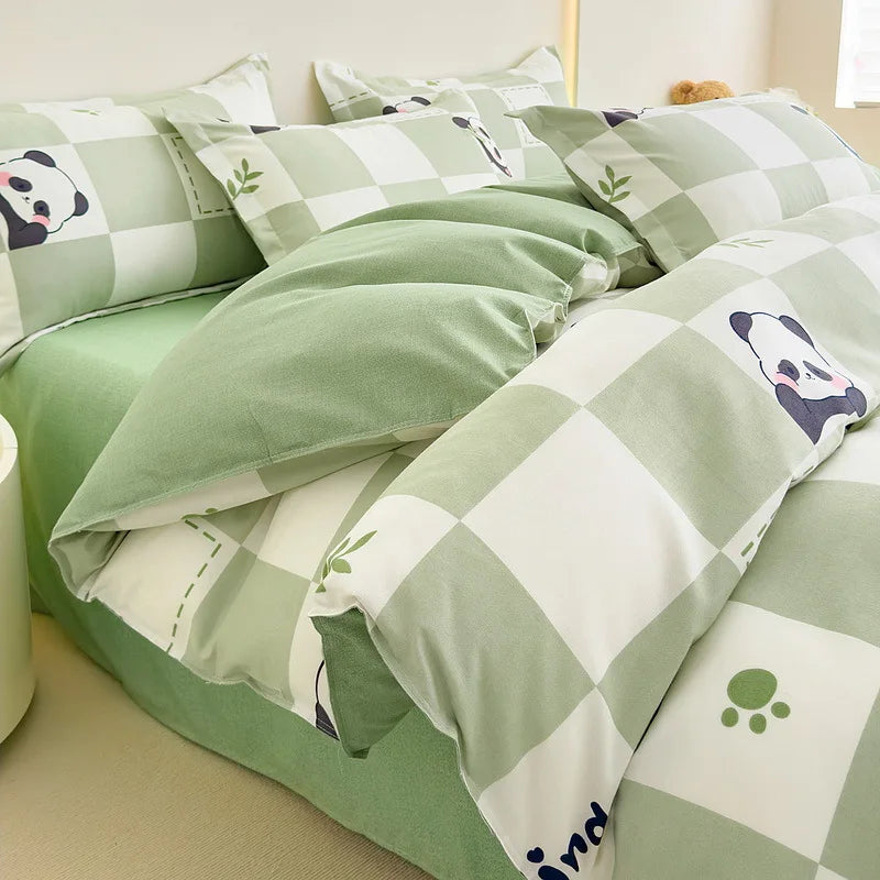 Afralia™ Romantic Flower Soft Bedding Set: Cozy & Breathable Comforter for Spring & Summer