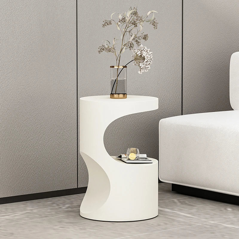 Afralia™ Modern Light Luxury Sofa Side Table High Quality Unique Design
