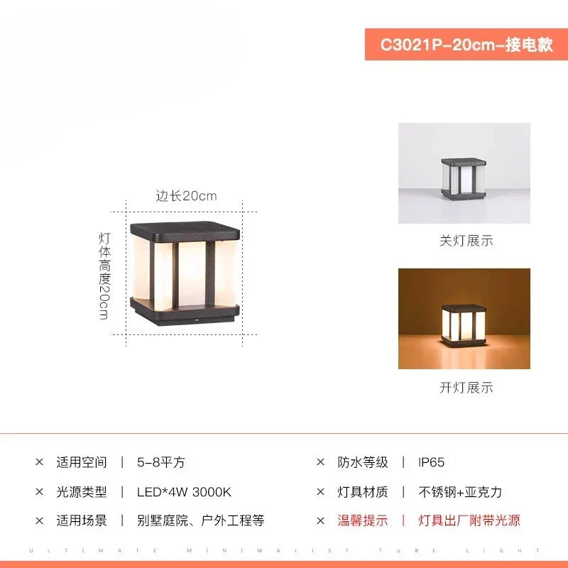 Afralia™ Solar IP65 LED Lawn Light: Waterproof Outdoor Courtyard Street Lamp.