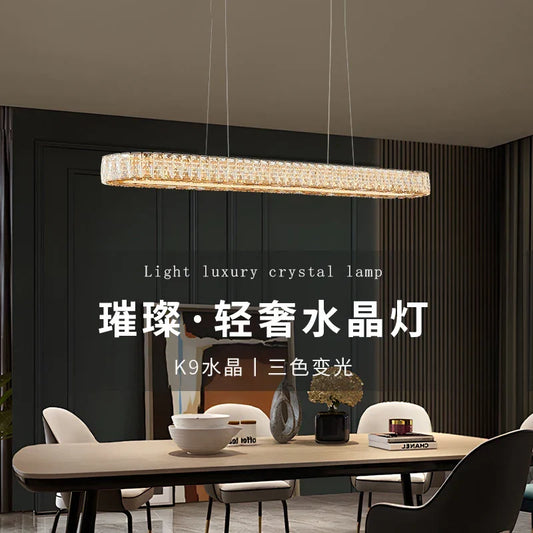 Afralia™ Gold LED Crystal Chandelier for Home Living Dining Room Lighting