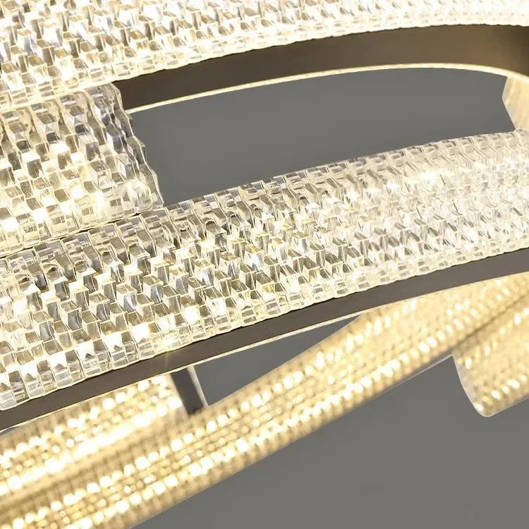 Afralia™ Ring Chandelier: Designer Minimalist Living Room Light