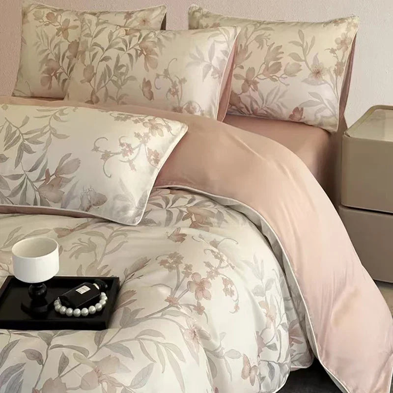 Afralia™ Summer Rayon Bedding Set: Cooling, Breathable, Skin-Friendly Comforter Set
