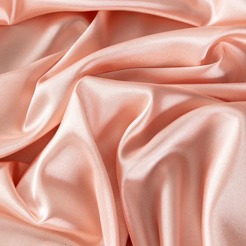 Afralia™ Mulberry Silk King Size Sheet Set - Luxury Soft Bed Cover in Solid Color