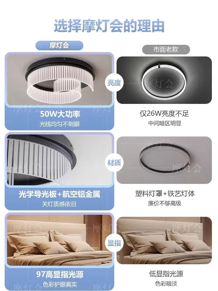 Afralia™ Luxury Acrylic LED Ceiling Light for Home and Retail Decor