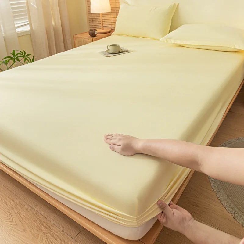 Afralia™ Winter Fitted Sheet: Soft & Cozy Full Bed Cover Set, 150/160/180x200cm