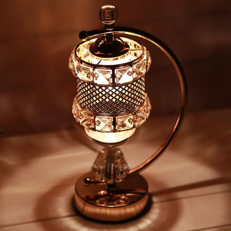 Afralia™ Retro Sleep Aromatherapy Essential Oil Lamp Home Bedroom Aroma Stove Plugin