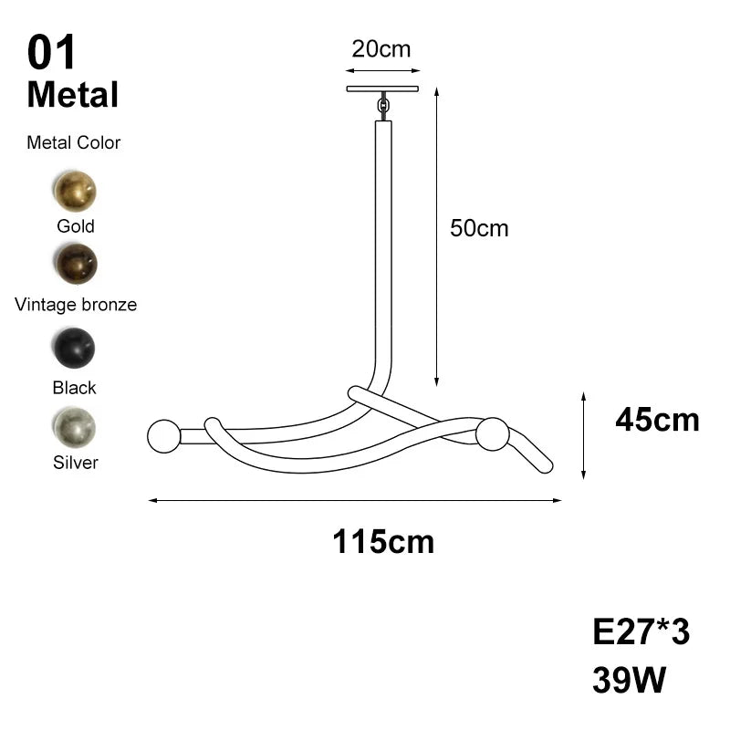 Afralia™ Art Deco Chandelier: Modern Luxury Dimmable Light for Dining and Living Room