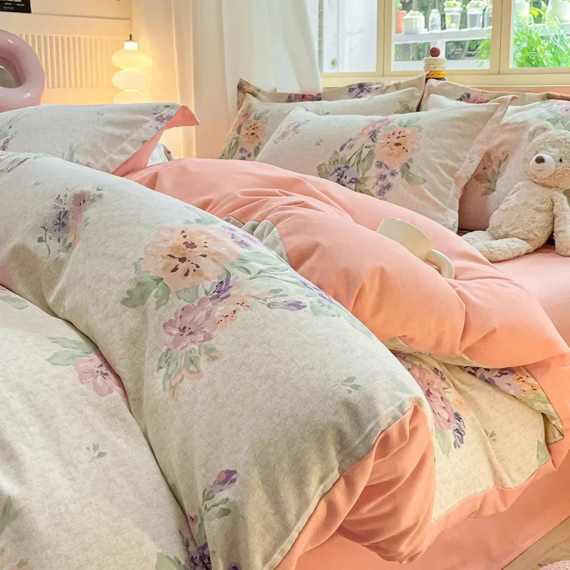Afralia™ Cozy Cotton Bedding Set: 160X210cm Quilt Cover for Adults, Warm & Soft Duvet Cover