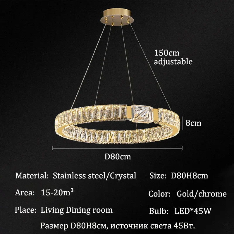 Afralia™ Crystal Chandeliers: Modern Luxury Lighting for Home Villa Living Dining Room Decor