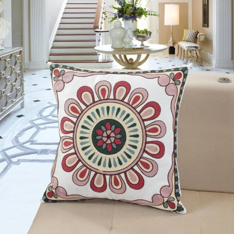 Afralia™ Embroidery Body Pillow: Nordic Comfort for Home & Office