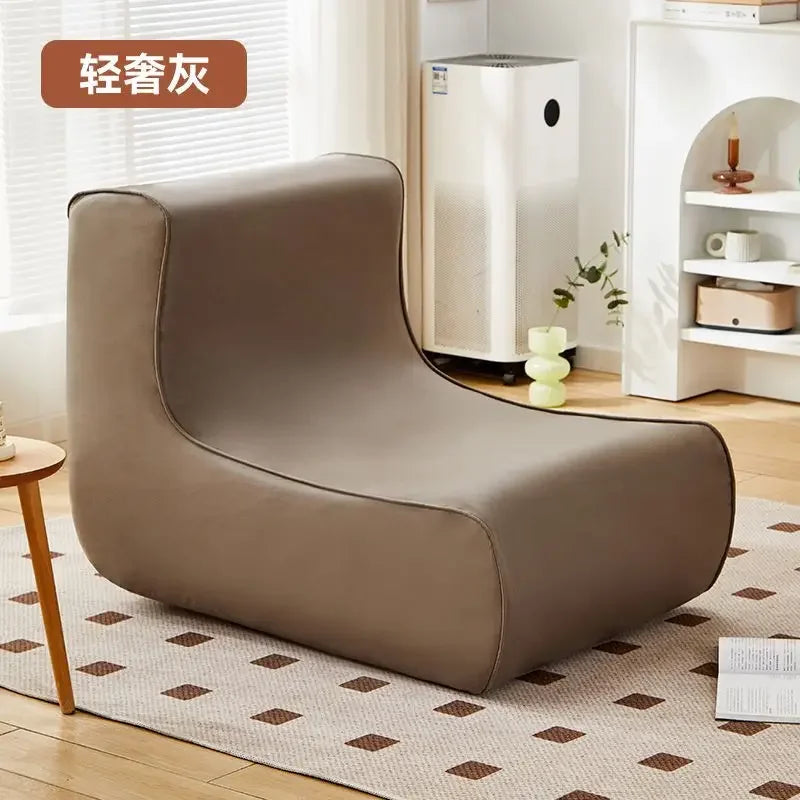 Afralia™ Internet Celebrity Lazy Sofa for Single Balcony, Living Room, Bedroom - Small-sized Creative Sofa