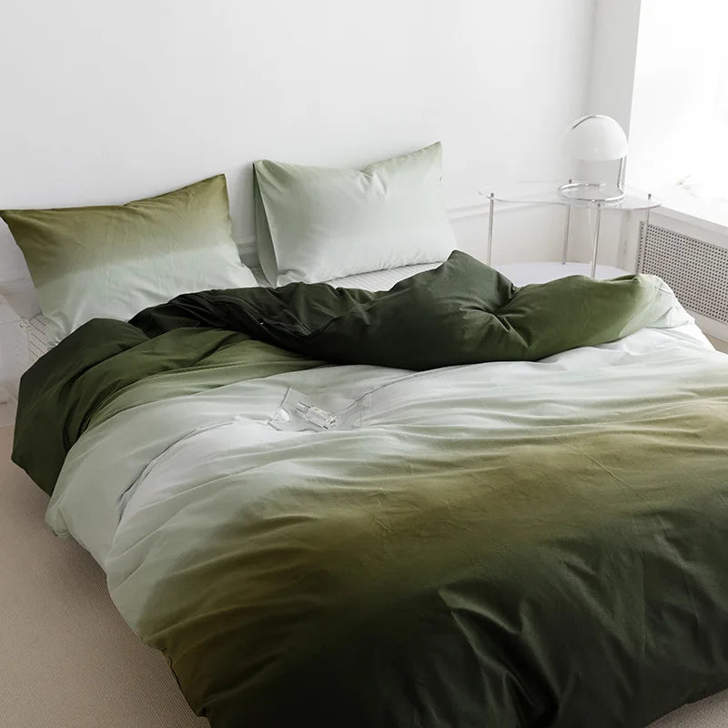 Afralia™ Cartoon Print Bedding Set: Breathable Duvet Cover, Bed Sheet, Pillowcases - Double & Single Sizes