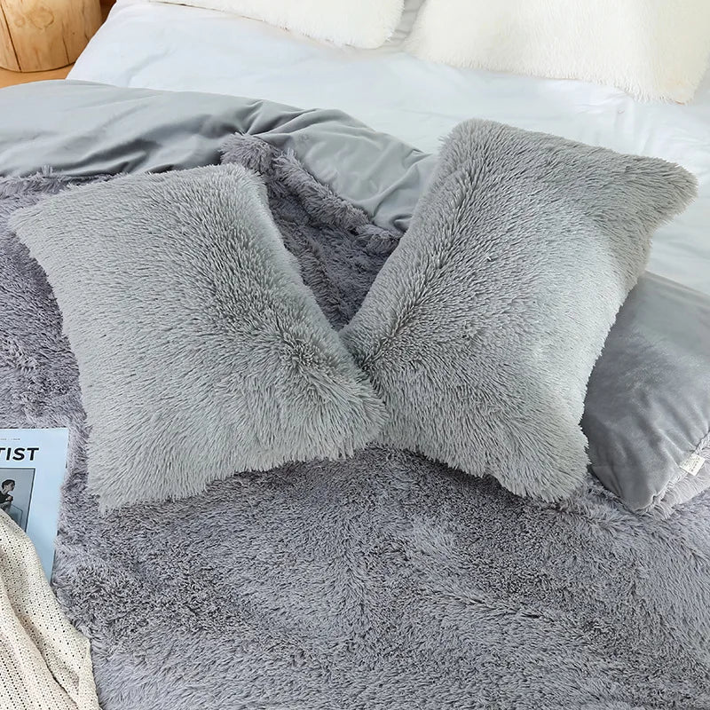 Afralia™ Plush Velvet Pillowcase – Ultra Soft Envelope Style Cover for Bedroom