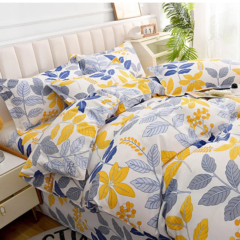 Afralia™ Leopard Print Soft Bedding Set Duvet Cover Kit - High Quality, Skin Friendly, Comfortable