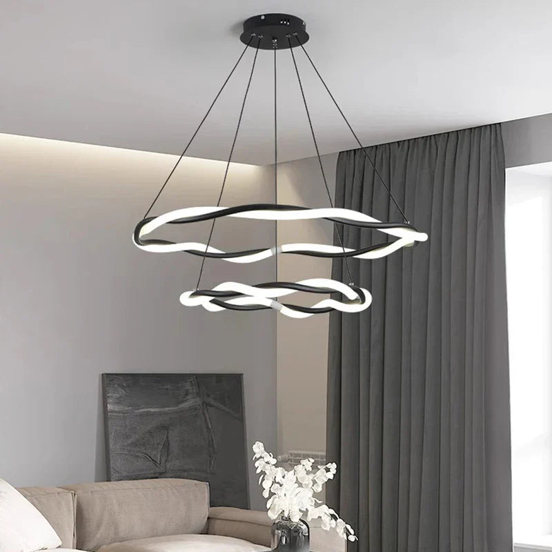 Afralia™ Nordic Chandelier Pendant Light Fixture for Dining Room Ceiling Decor