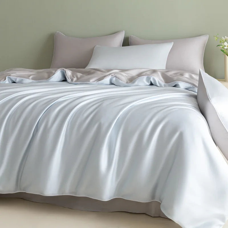 Afralia™ Silky Summer Cooling Bedding Set for Single Bed