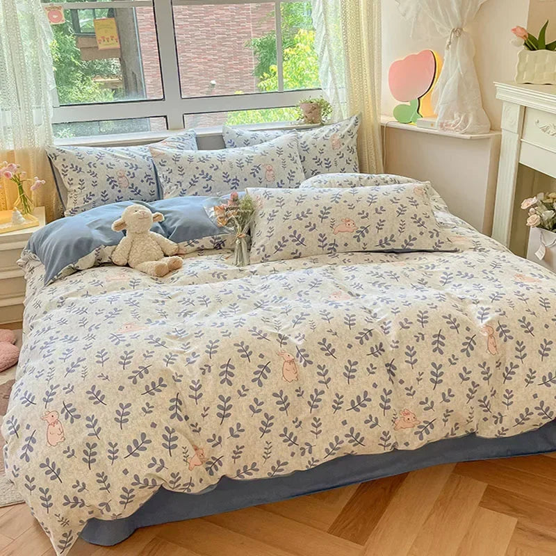 Afralia™ Cozy Cotton Bedding Set: 160X210cm Quilt Cover for Adults, Warm & Soft Duvet Cover