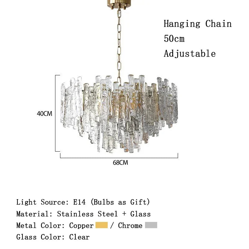 Afralia™ Designer Glass Pendant Lighting | Modern LED Hanging Fixture for Dining Room