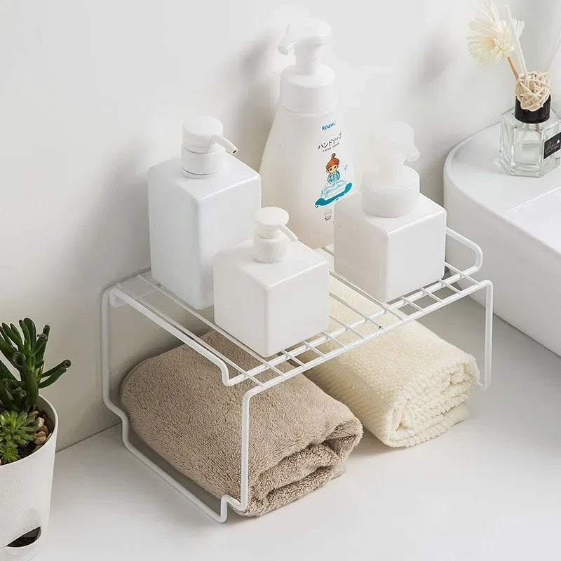 Afralia™ Kitchen Organizer Rack for Dishes, Spice Jars, and Seasoning Bottles