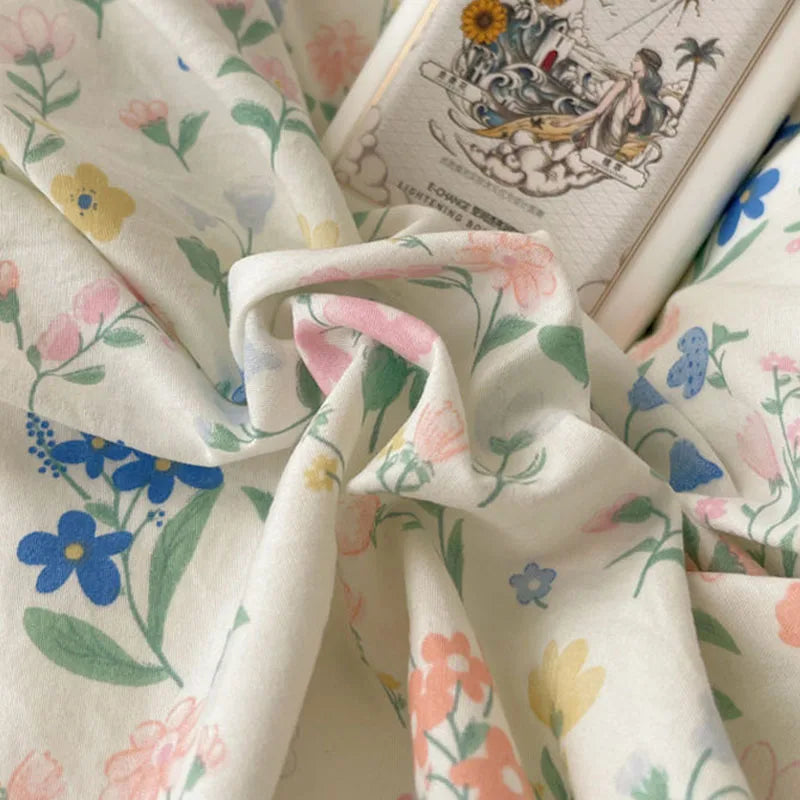 French Lace Printed Bedding Set by Afralia™ - Cozy Skin-Friendly Comfort for Adults and Kids