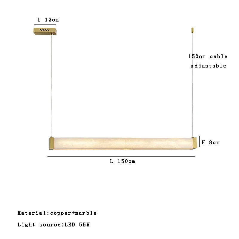 Afralia™ Spanish Natural Lucite Pendant Lighting, Luxury Indoor Adjustable Fixtures