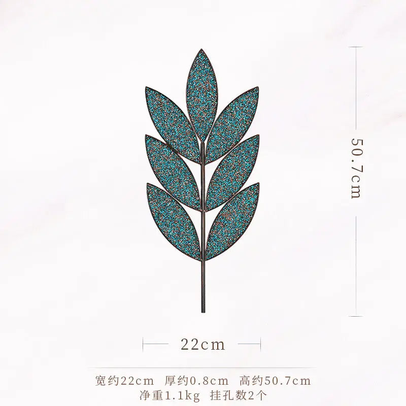 Afralia™ Light Luxury Iron Wall Decoration for Living Room Entrance