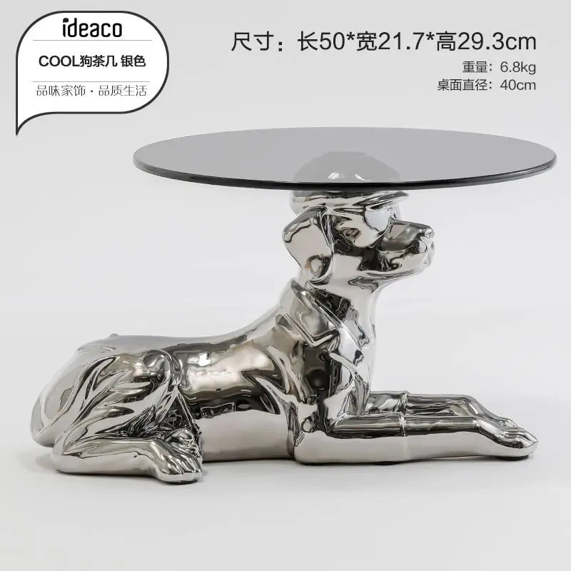 Afralia Octopus Glass Side Table - Nordic Design Creative Living Room Furniture