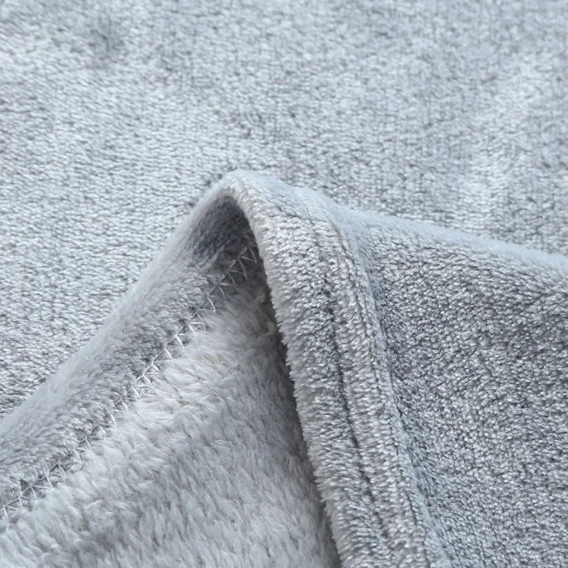Afralia™ Cozy Flannel Warm Blanket: Soft Plush Coral Fleece Bed Cover & Shawl
