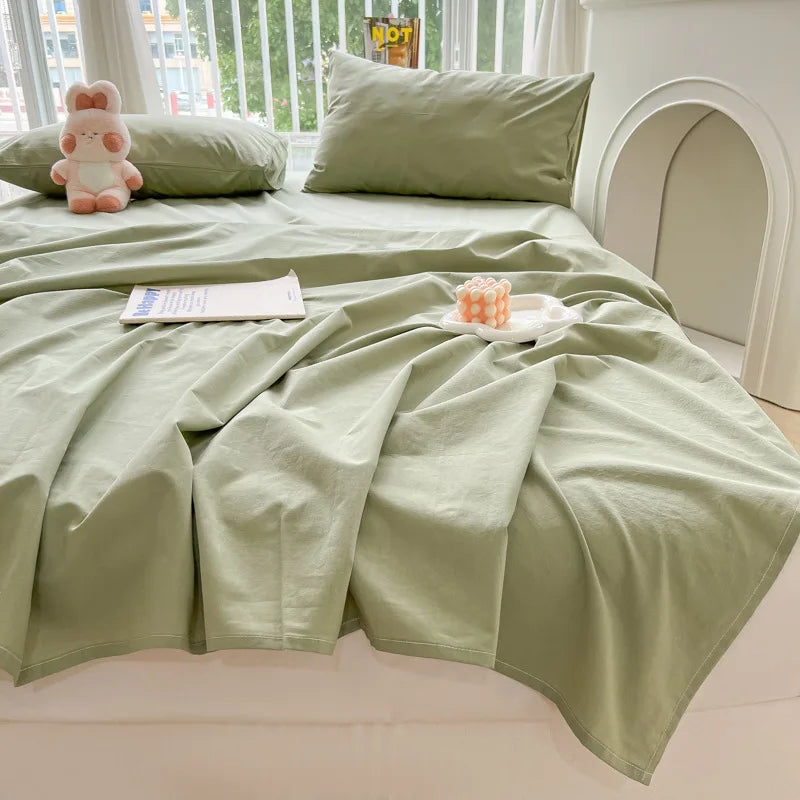 Afralia™ Checkered Single Bed Sheet - Skin-Friendly and All Seasons Bed Linen