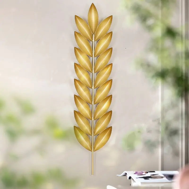 Afralia™ Light Luxury Iron Wall Decoration for Living Room Entrance