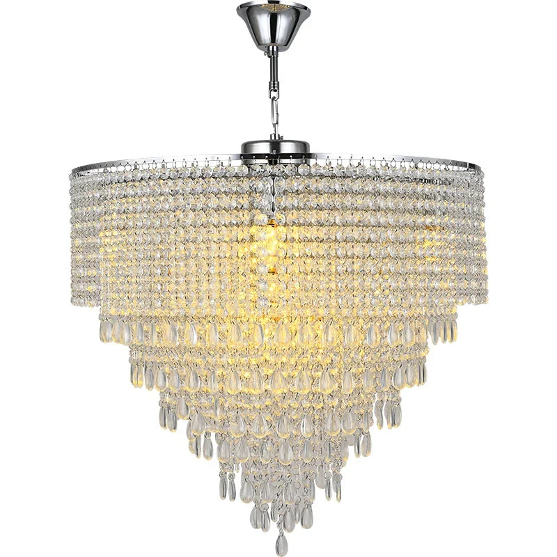 Afralia™ Crystal Pendant Light: Modern Luxury for Hotel Wedding and Restaurant Atmosphere