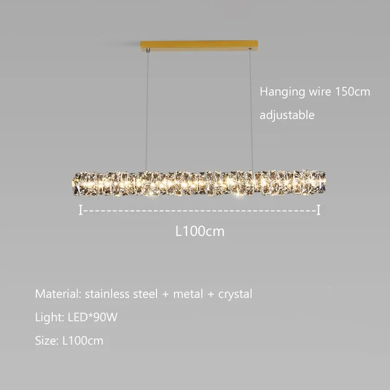 Afralia™ Crystal Pendant Chandelier for Luxury Home Decor Lighting