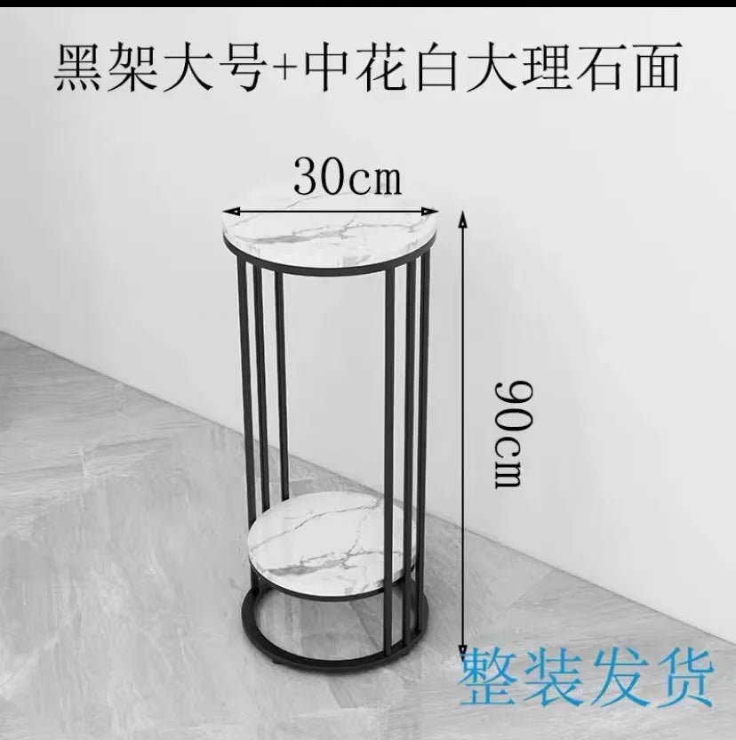 Afralia™ Metal Round Side Table: Minimalist Nordic Design for Living Room