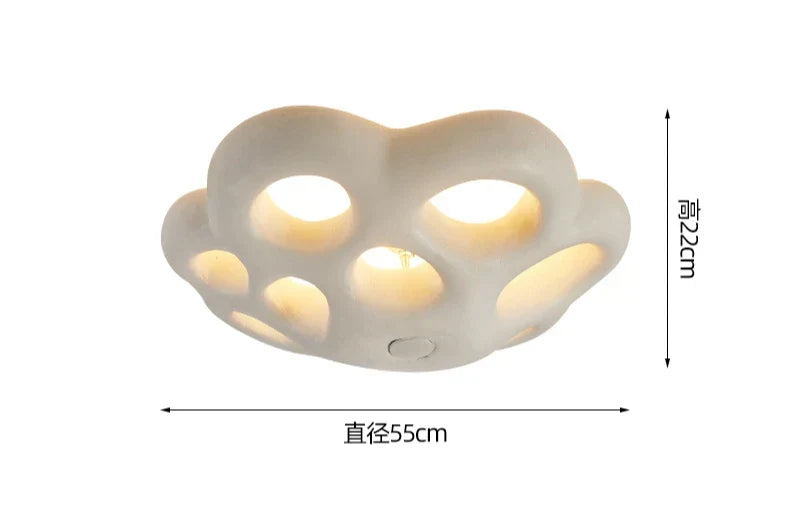 Afralia™ Nordic Petal Ceiling Light - Minimalist Master Bedroom Lighting